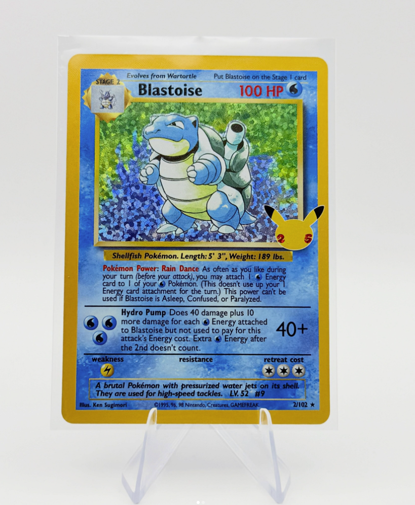 Blastoise – Base Set 25th Anniversary Holo — Celebrations