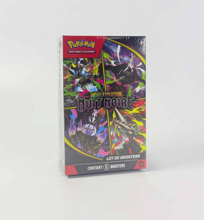 Bundle Pokémon Méga-Évolution Nuit Noire (ME05) – 6 Boosters — Méga-Évolution Nuit Noire