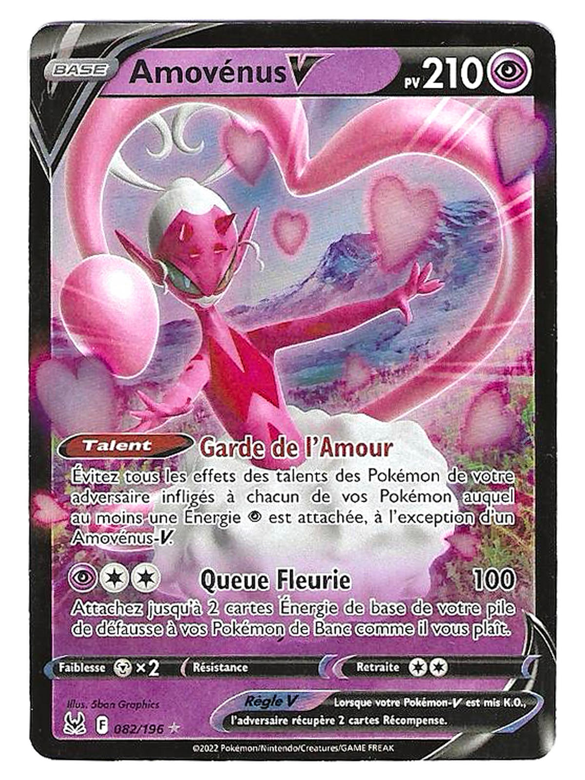 Amovénus V / Enamorus V 082/196 – Holo – Origine Perdue / Lost Origin — Origine Perdue / Lost Origin — FR