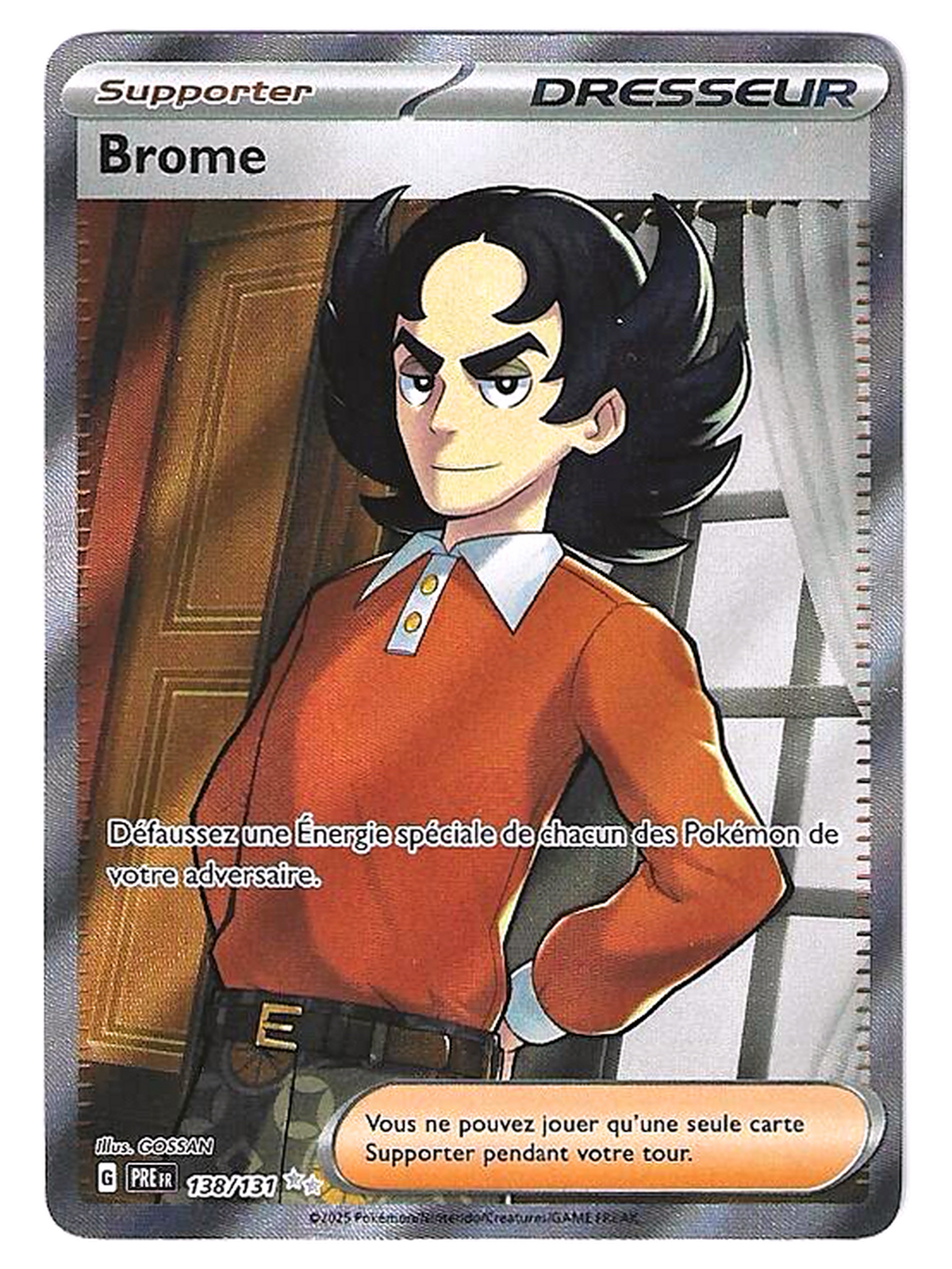 Brome / Giacomo 138/131 – Ultra Rare Full Art – Évolutions Prismatiques — Évolutions Prismatiques / Prismatic Evolutions — FR