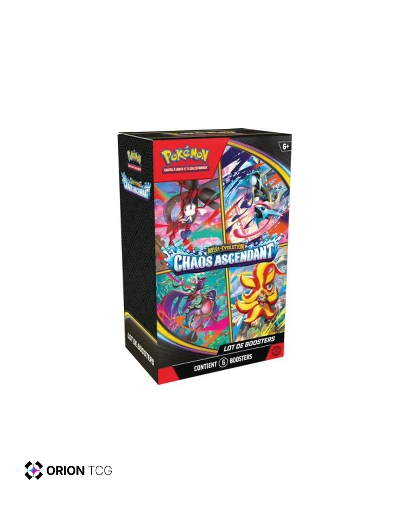 Bundle 6 boosters – Méga-Évolution – Chaos Ascendant / Chaos Rising (ME04) — Chaos Ascendant — FR