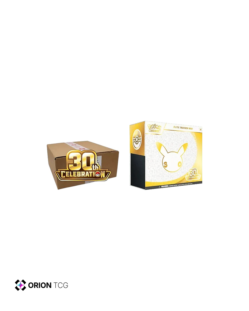 Case de 10 Coffrets Dresseur d’Élite ETB – 30ᵉ Anniversaire / 30th Celebration