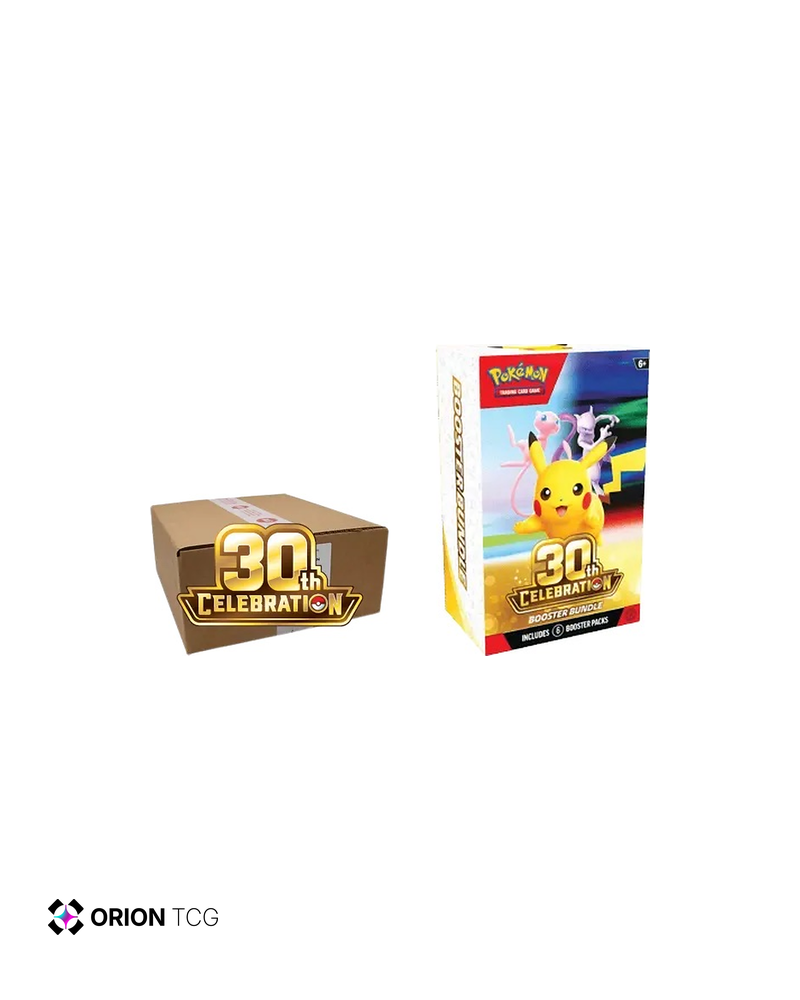 Case Scellée de 25 Bundles – 150 Boosters – 30ᵉ Anniversaire / 30th Celebration
