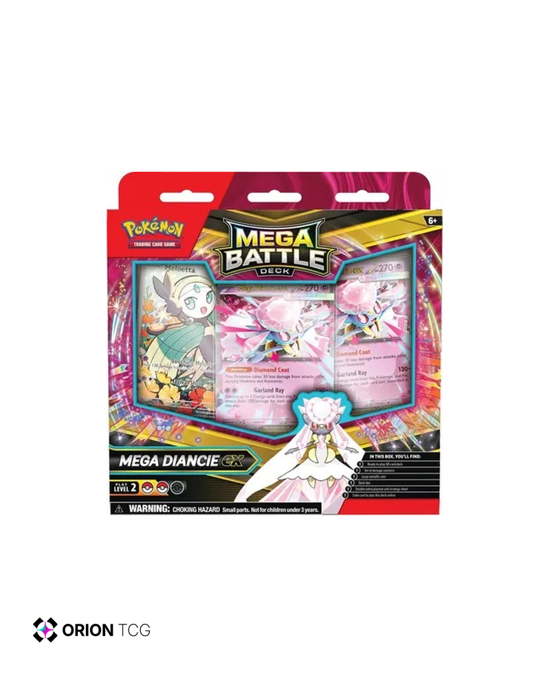 Deck Méga-Combat – Méga-Diancie-ex Mega Battle Deck — Méga-Evolution — FR