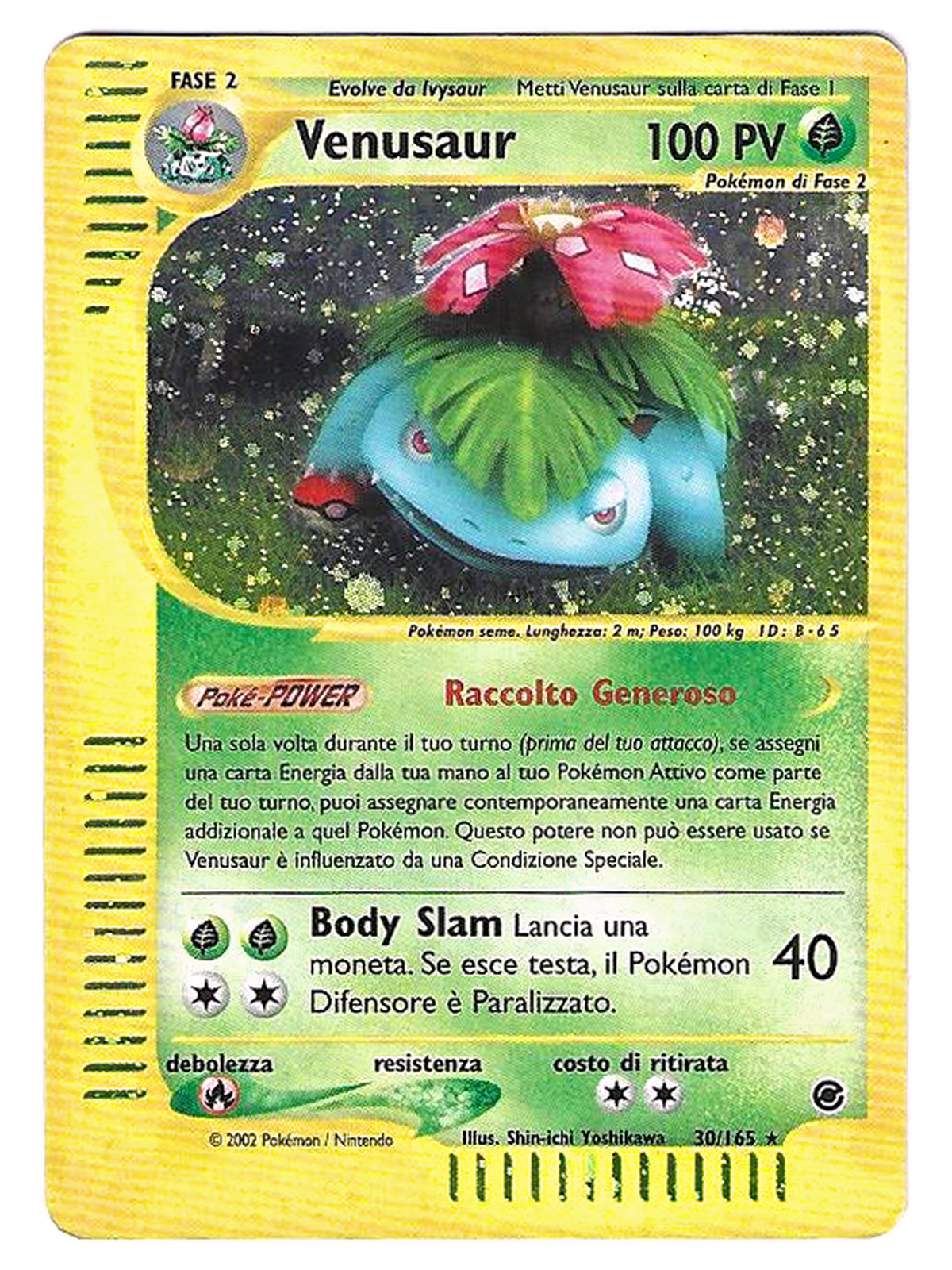 Florizarre / Venusaur 30/165 – Expedition – Holographique – 2002