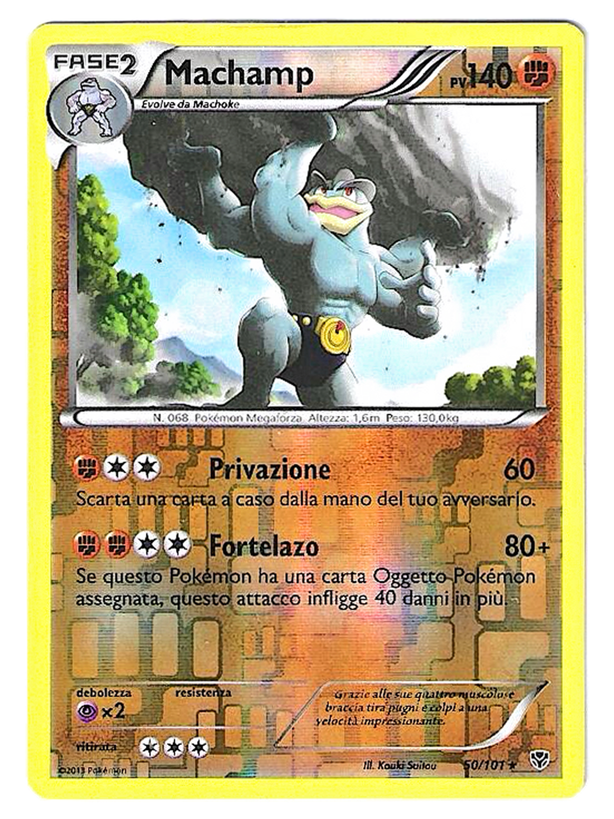 Mackogneur / Machamp 50/101 – Reverse Holo – Explosion Plasma — Explosion Plasma / Plasma Blast — IT