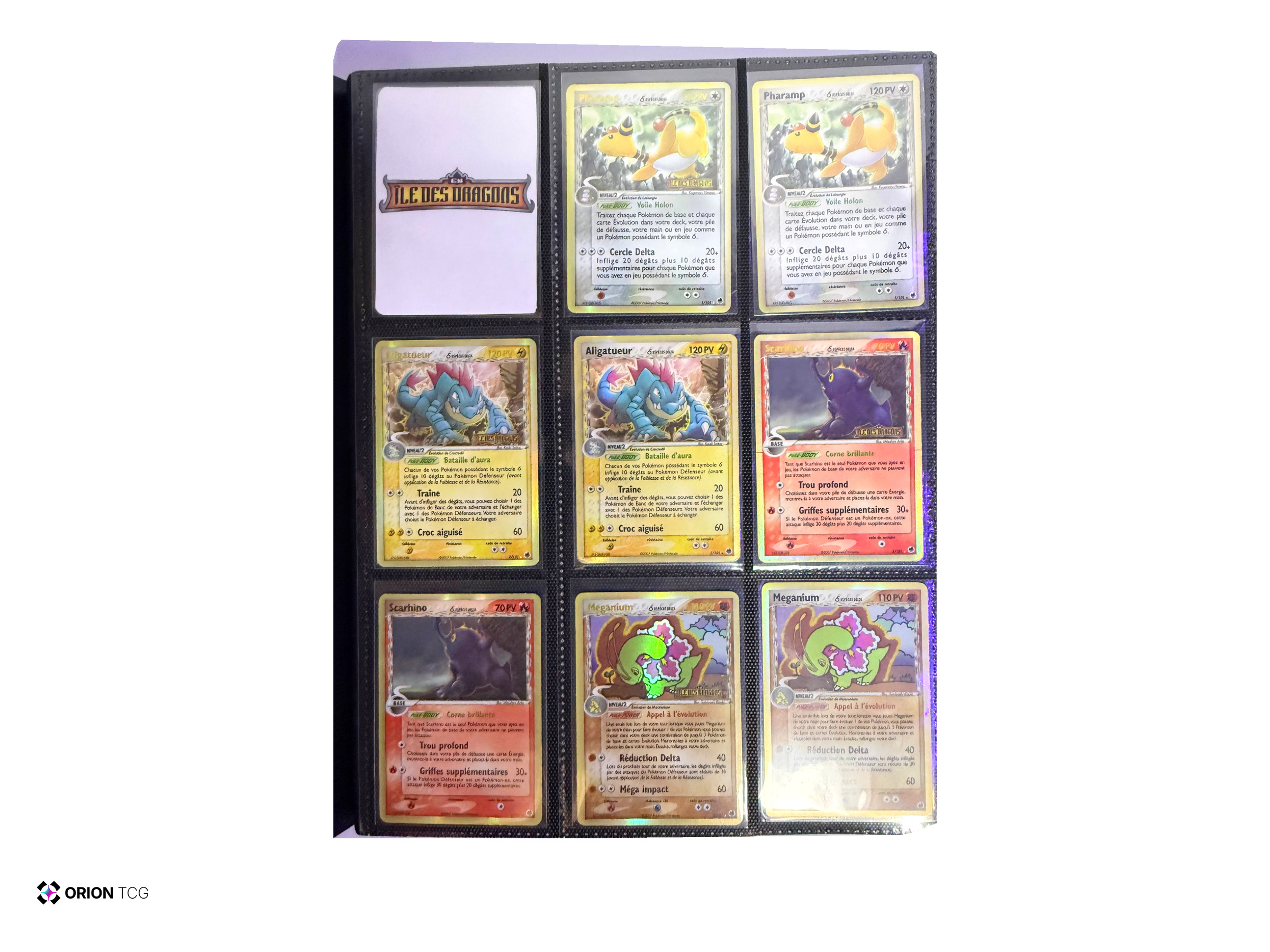 Master Set EX Île des Dragons / EX Dragon Frontiers – Mew & Dracaufeu Gold Star – Collection avec variantes estampillées — EX Île des Dragons / EX Dragon Frontiers — photo 2