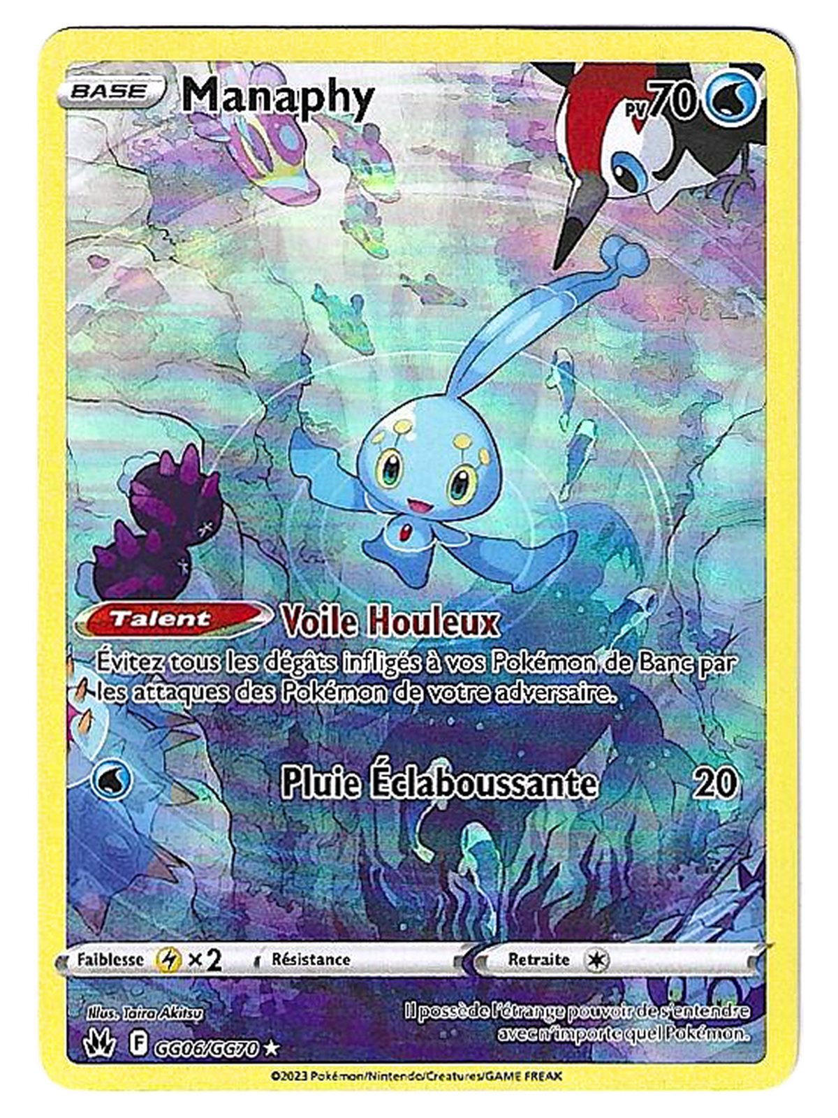 Manaphy GG06/GG70 – Holo Galerie Galaroise – Zénith Suprême / Crown Zenith — Zénith Suprême / Crown Zenith — FR