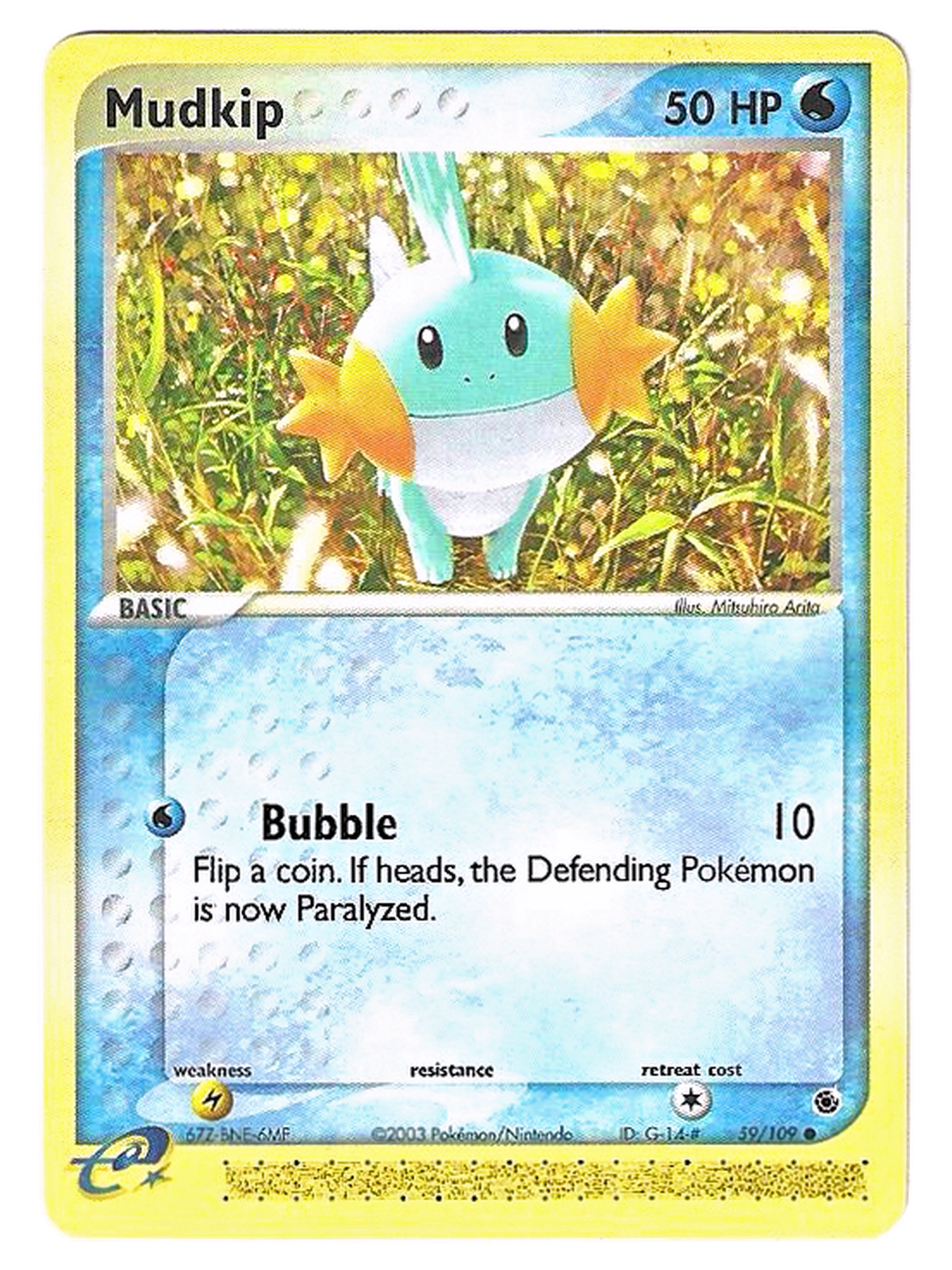 Gobou / Mudkip 59/109 – EX Rubis & Saphir / EX Ruby & Sapphire – Non Holo — EX Rubis & Saphir / EX Ruby & Sapphire — EN