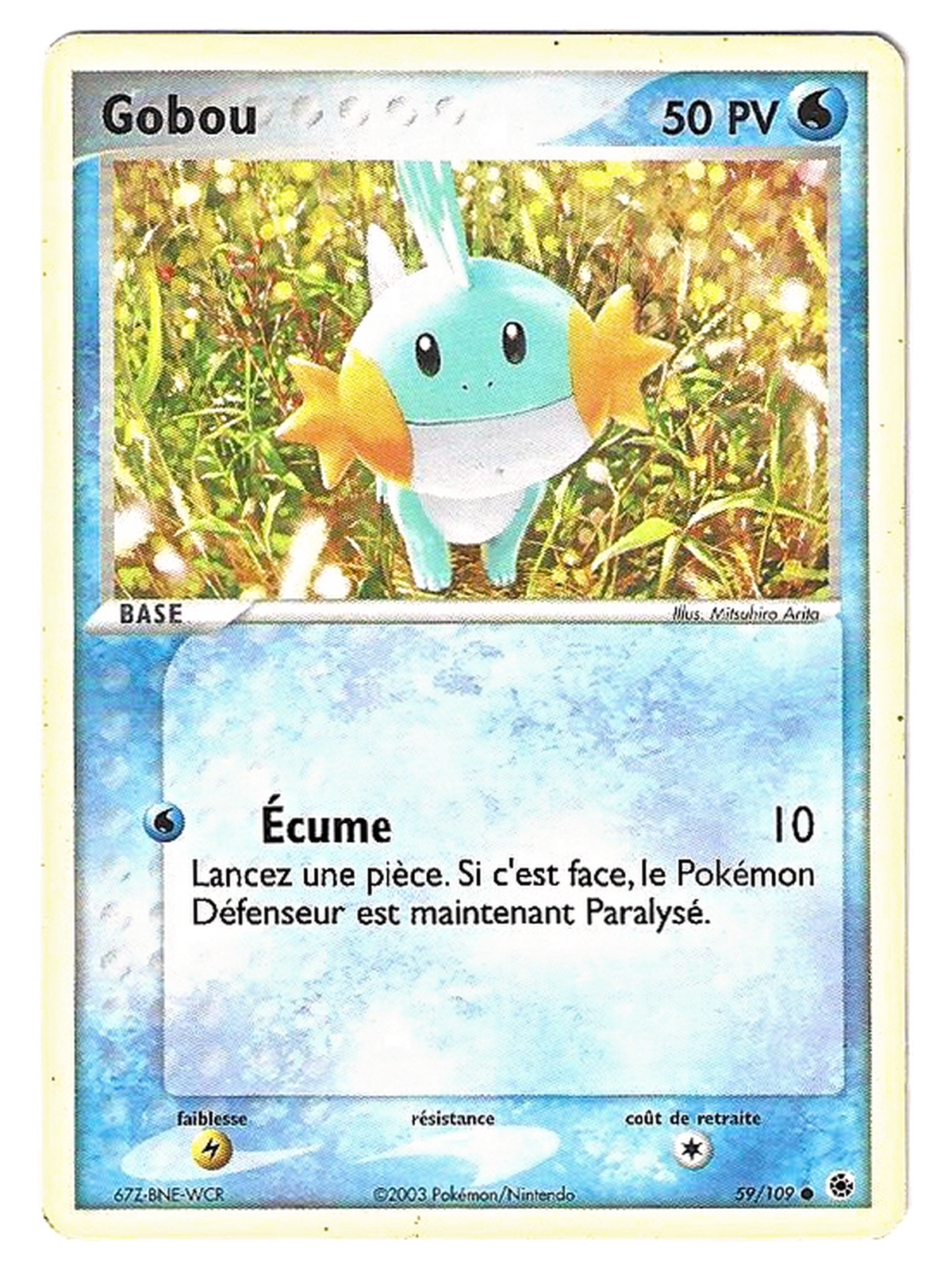 Gobou / Mudkip 59/109 – EX Rubis & Saphir / EX Ruby & Sapphire – Non Holo — EX Rubis & Saphir / EX Ruby & Sapphire — photo 3