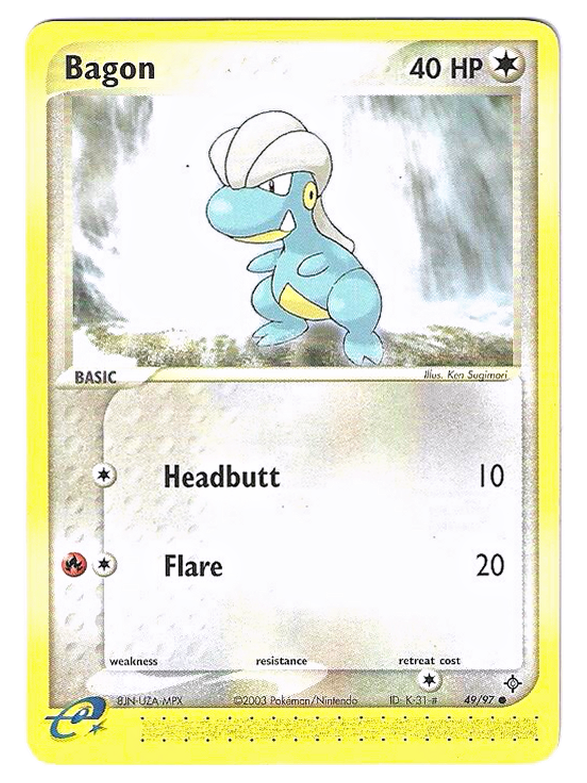 Draby / Bagon 49/97 – EX Dragon – Non Holo — EX Dragon — EN