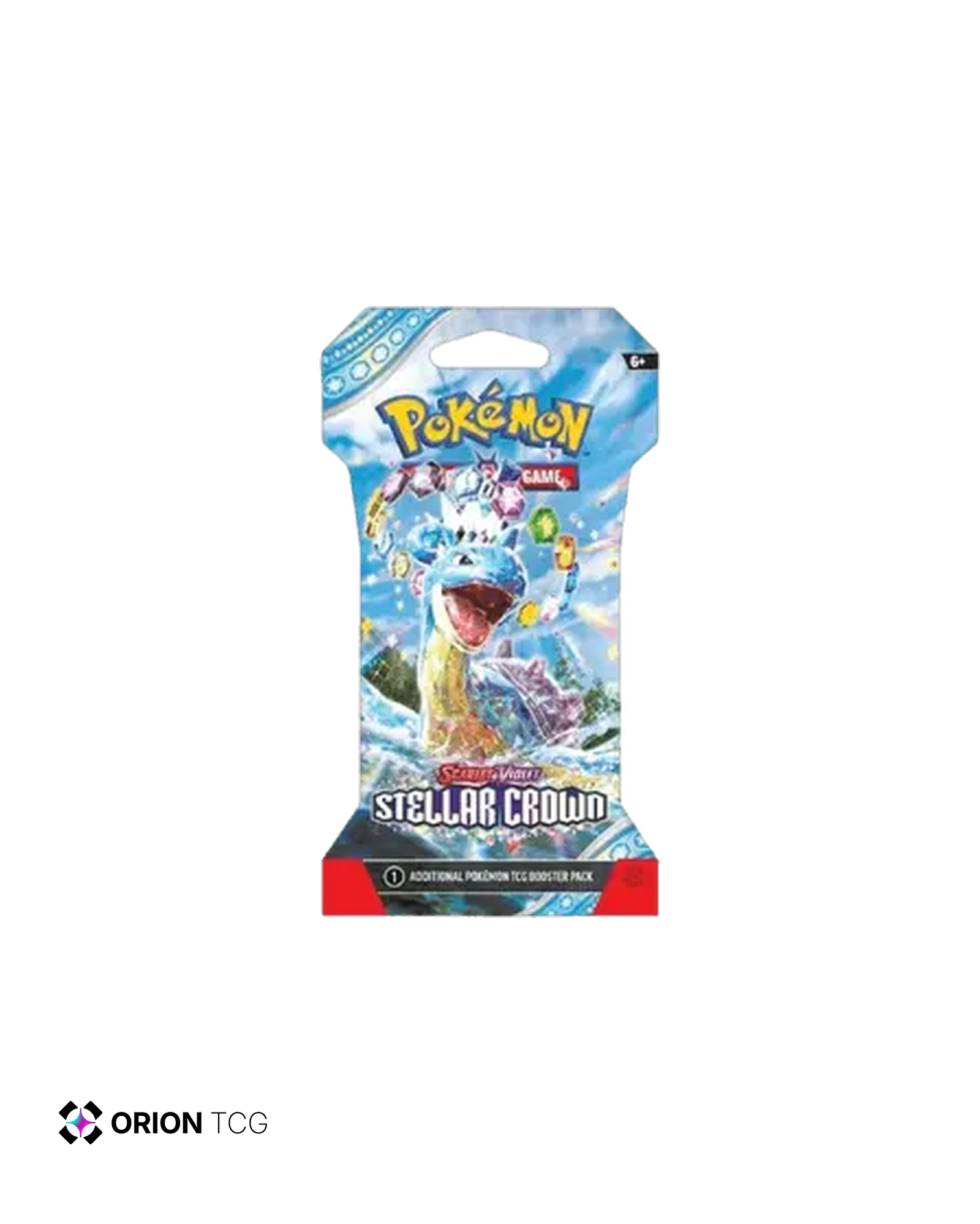 Pokémon Couronne Stellaire / Stellar Crown – Booster sous carton scellé – Illustration aléatoire — Couronne Stellaire / Stellar Crown — EN