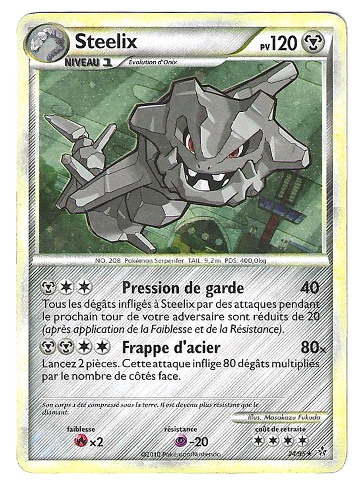 Steelix 24/95 – Holographique – Déchaînement / Unleashed — Déchaînement / Unleashed — FR
