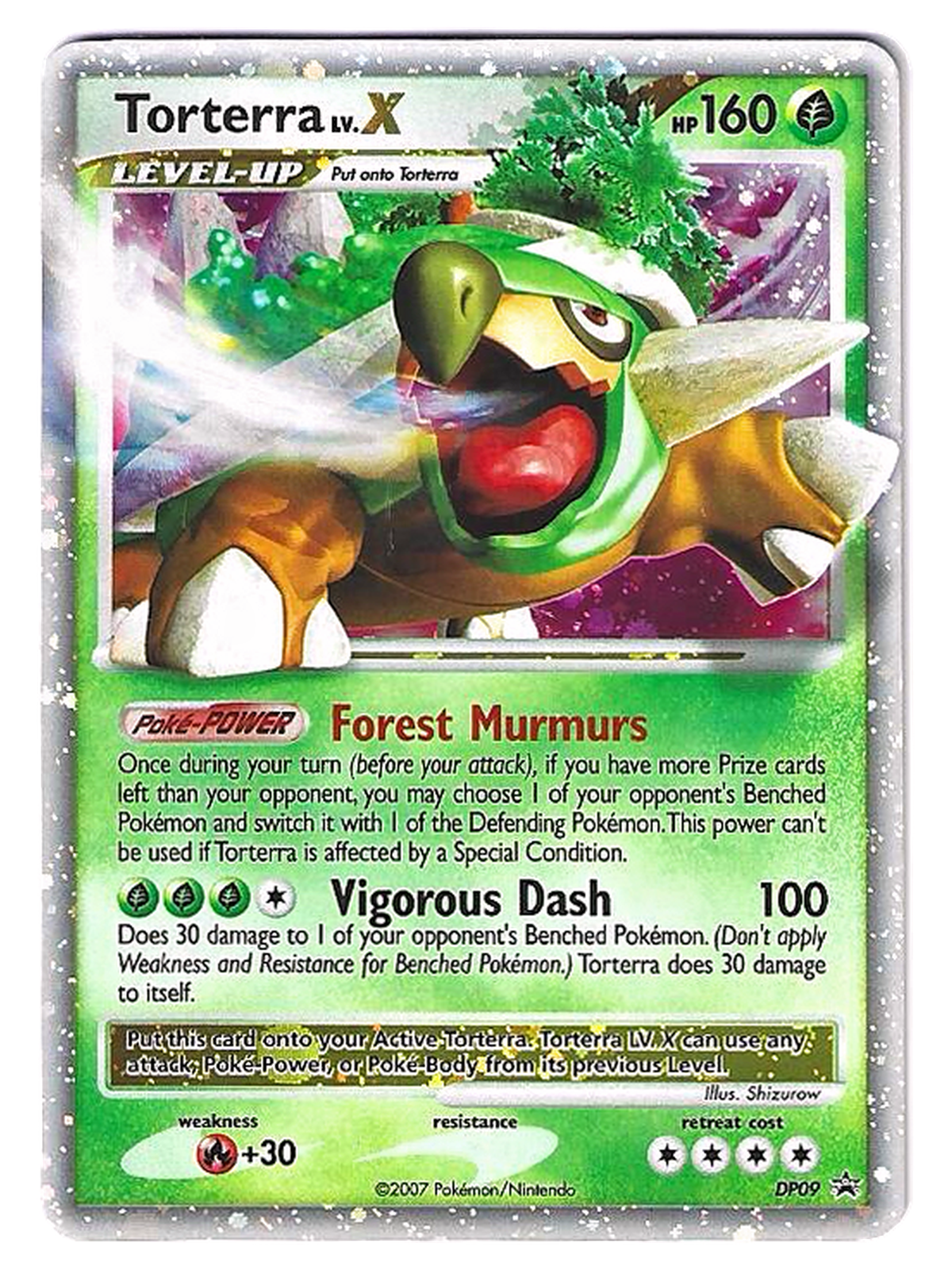 Torterra LV.X DP09 – Promo Black Star Holographique – Diamant & Perle